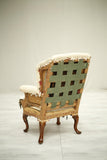 Antique Victorian country house wingback armchair - TallBoy Interiors