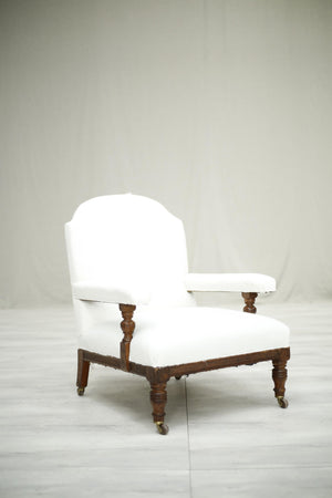 19th century Antique open armchair - TallBoy Interiors