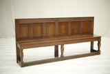 18th century Antique Oak hall bench - TallBoy Interiors
