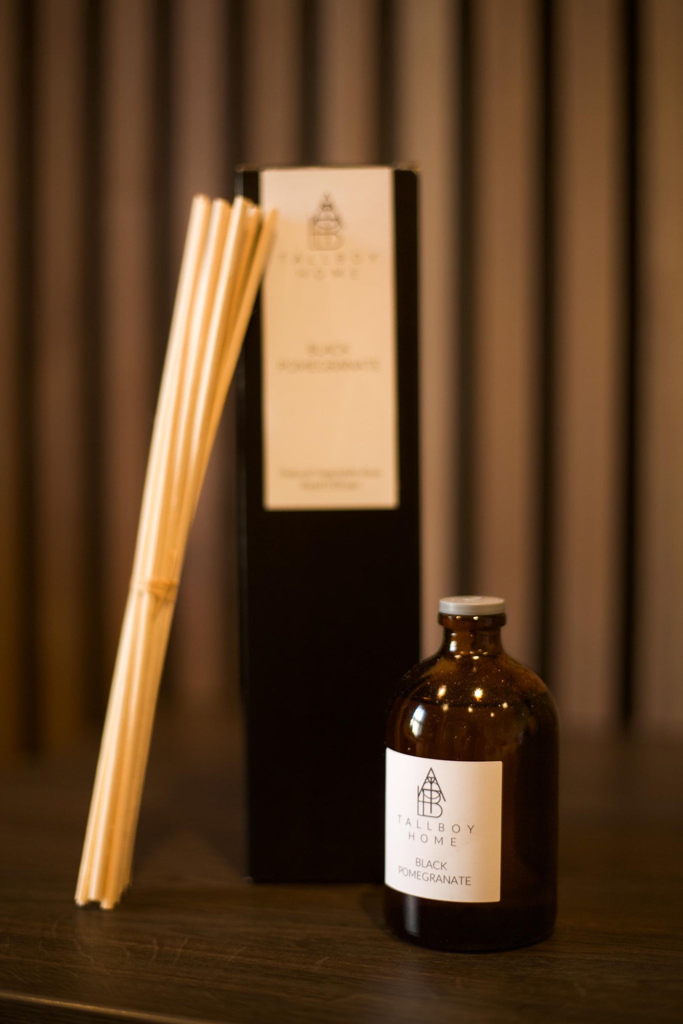 Natural Vegetable base Reed Diffuser - Black Pomegranate