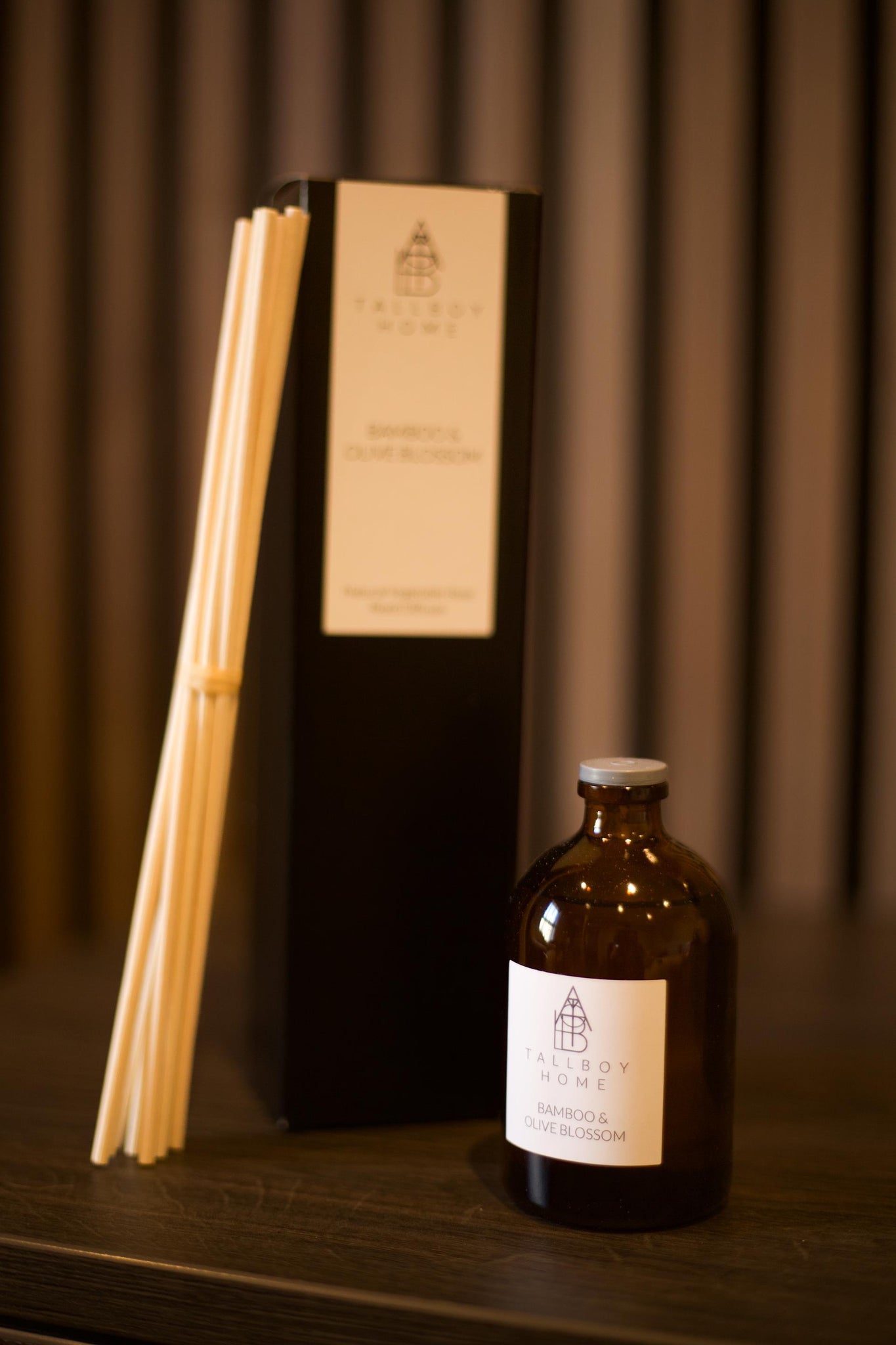 Natural Vegetable base Reed Diffuser - Bamboo & Olive Blossom