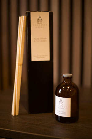 Natural Vegetable base Reed Diffuser - Aloe, Straw and Cucumber