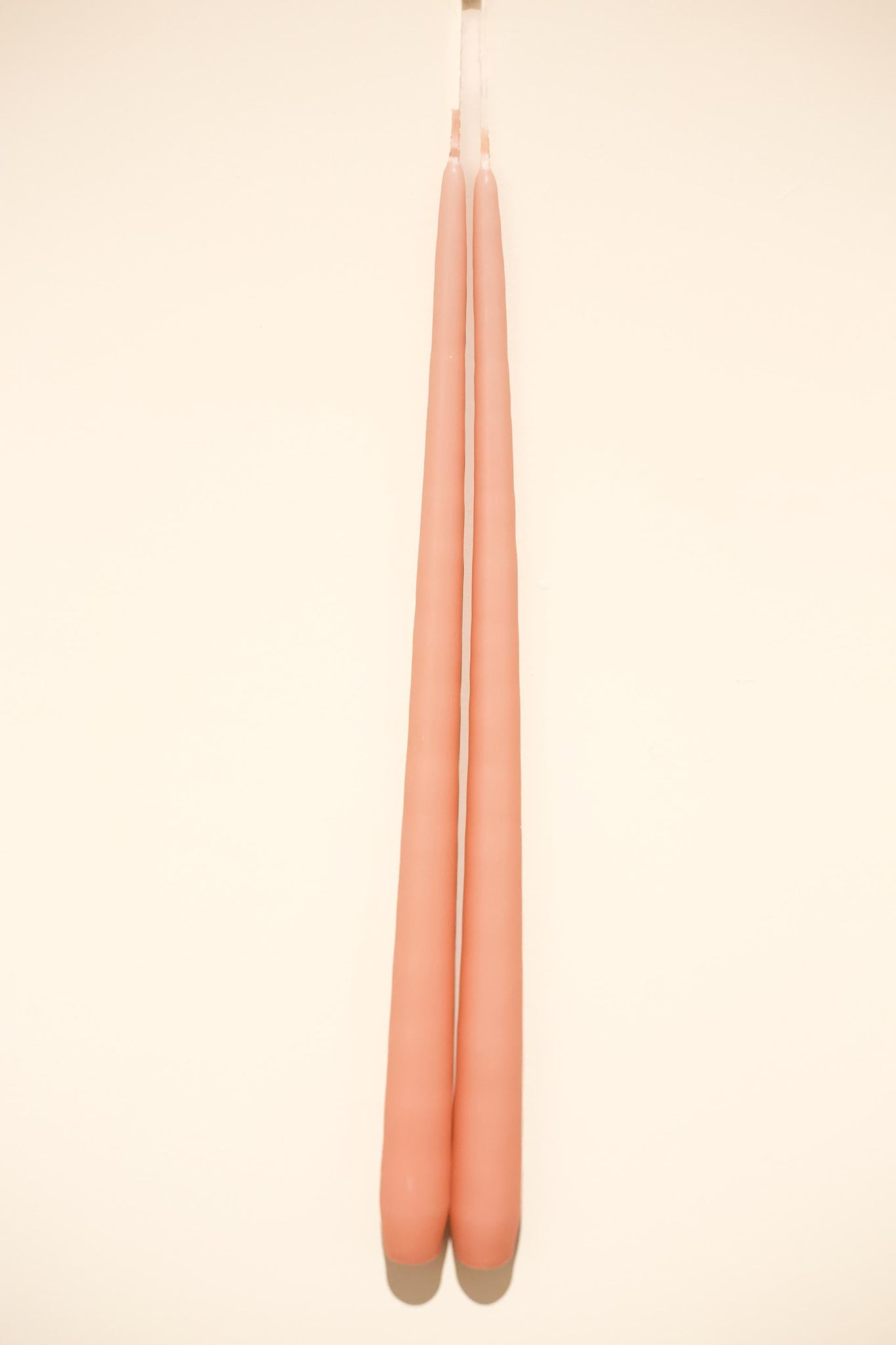 Tall dining wax candles - Rose