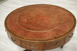Georgian Antique leather topped rent table - TallBoy Interiors