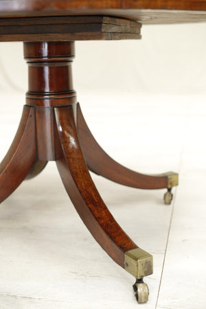 Georgian Antique leather topped rent table - TallBoy Interiors
