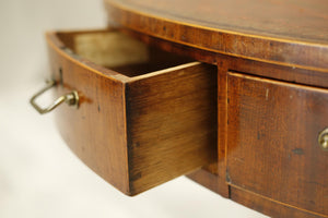 Georgian Antique leather topped rent table - TallBoy Interiors