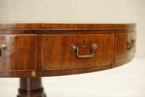 Georgian Antique leather topped rent table - TallBoy Interiors
