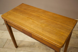 Victorian Satin wood fold over table