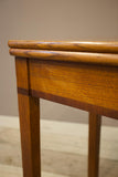 Victorian Satin wood fold over table