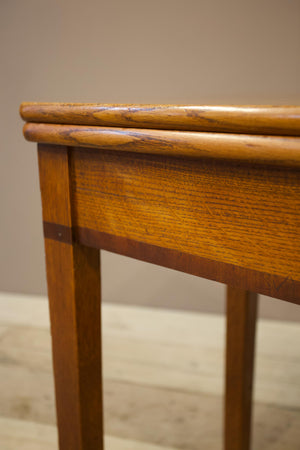 Victorian Satin wood fold over table