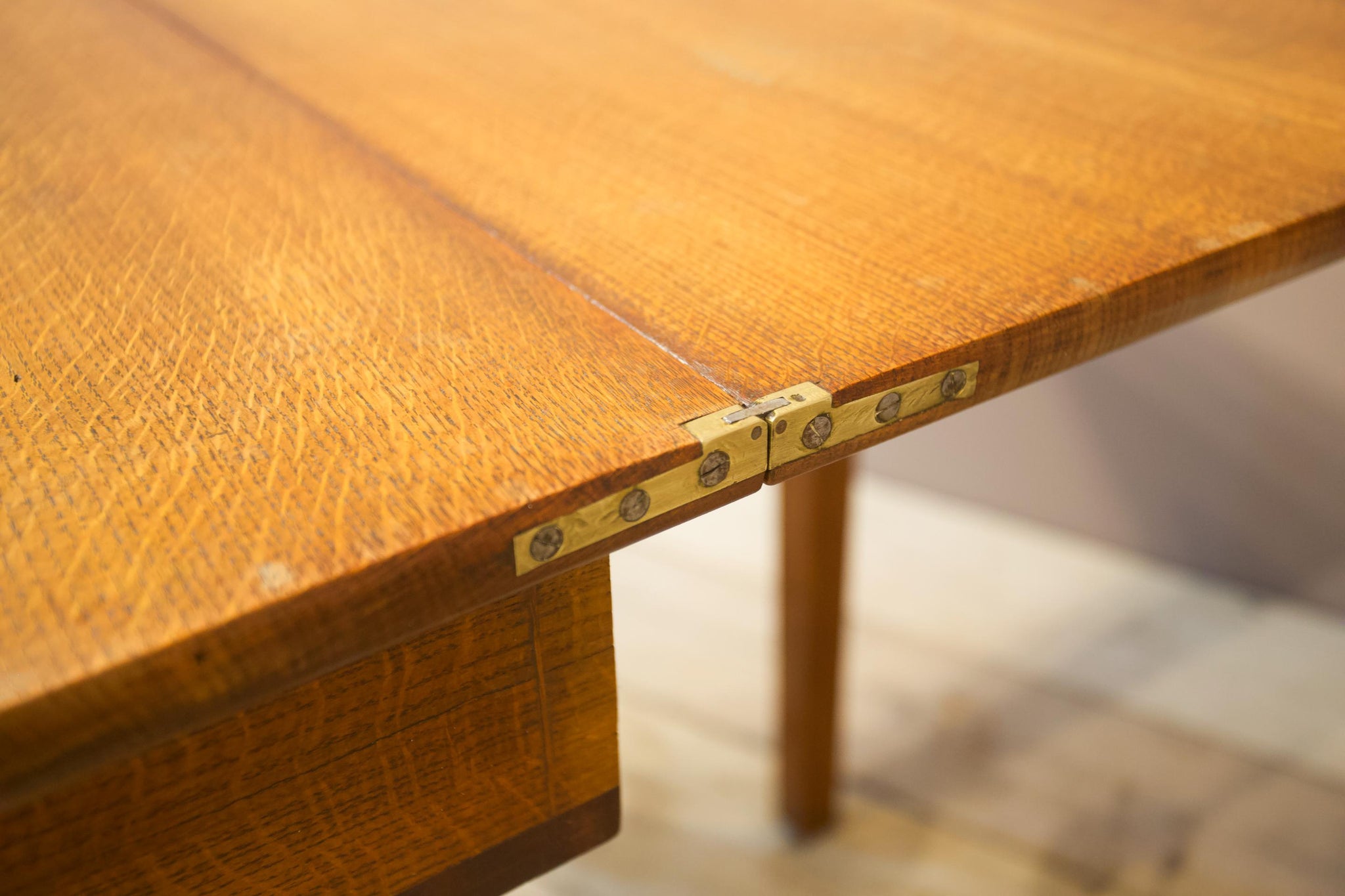Victorian Satin wood fold over table