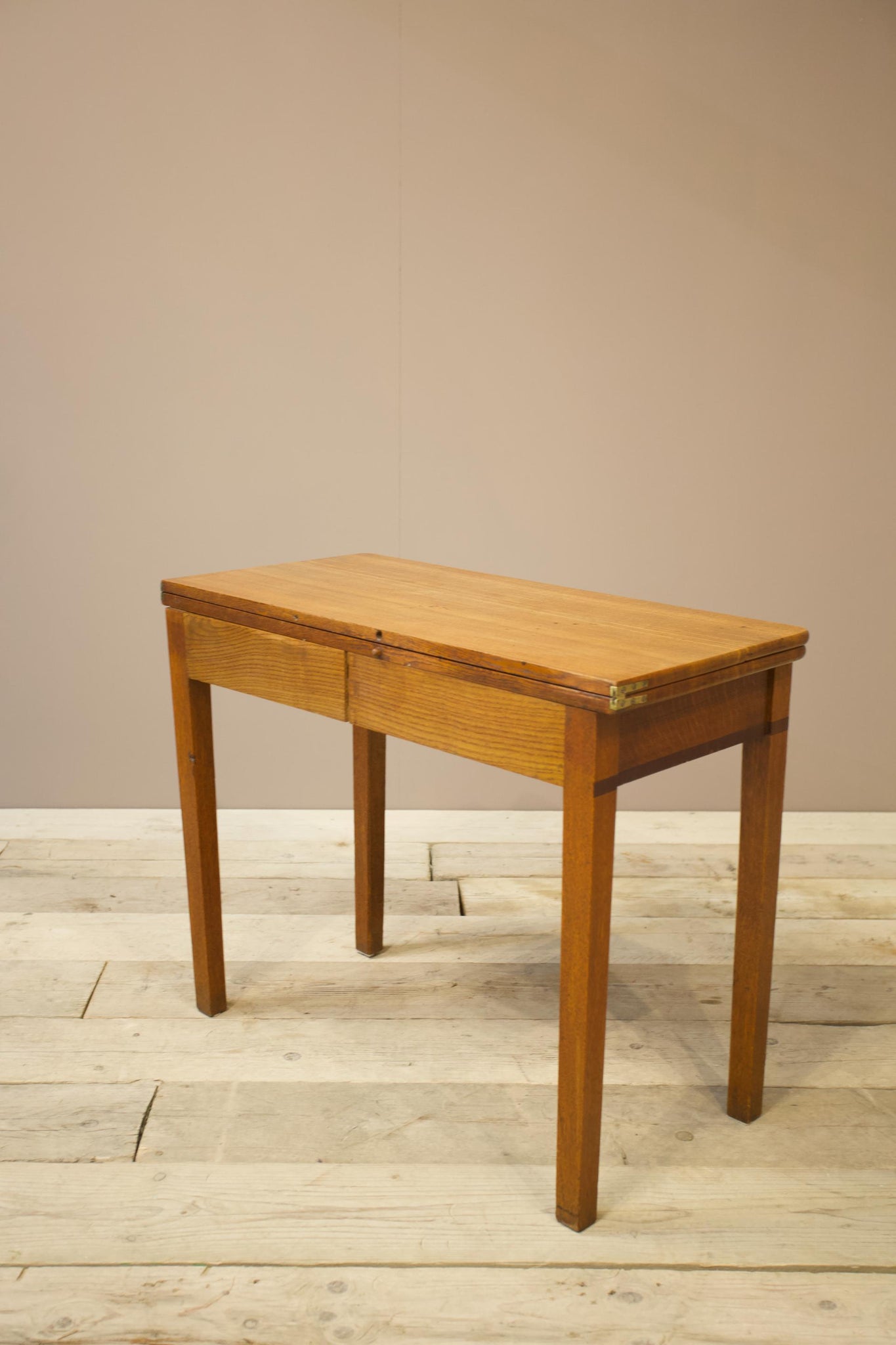 Victorian Satin wood fold over table