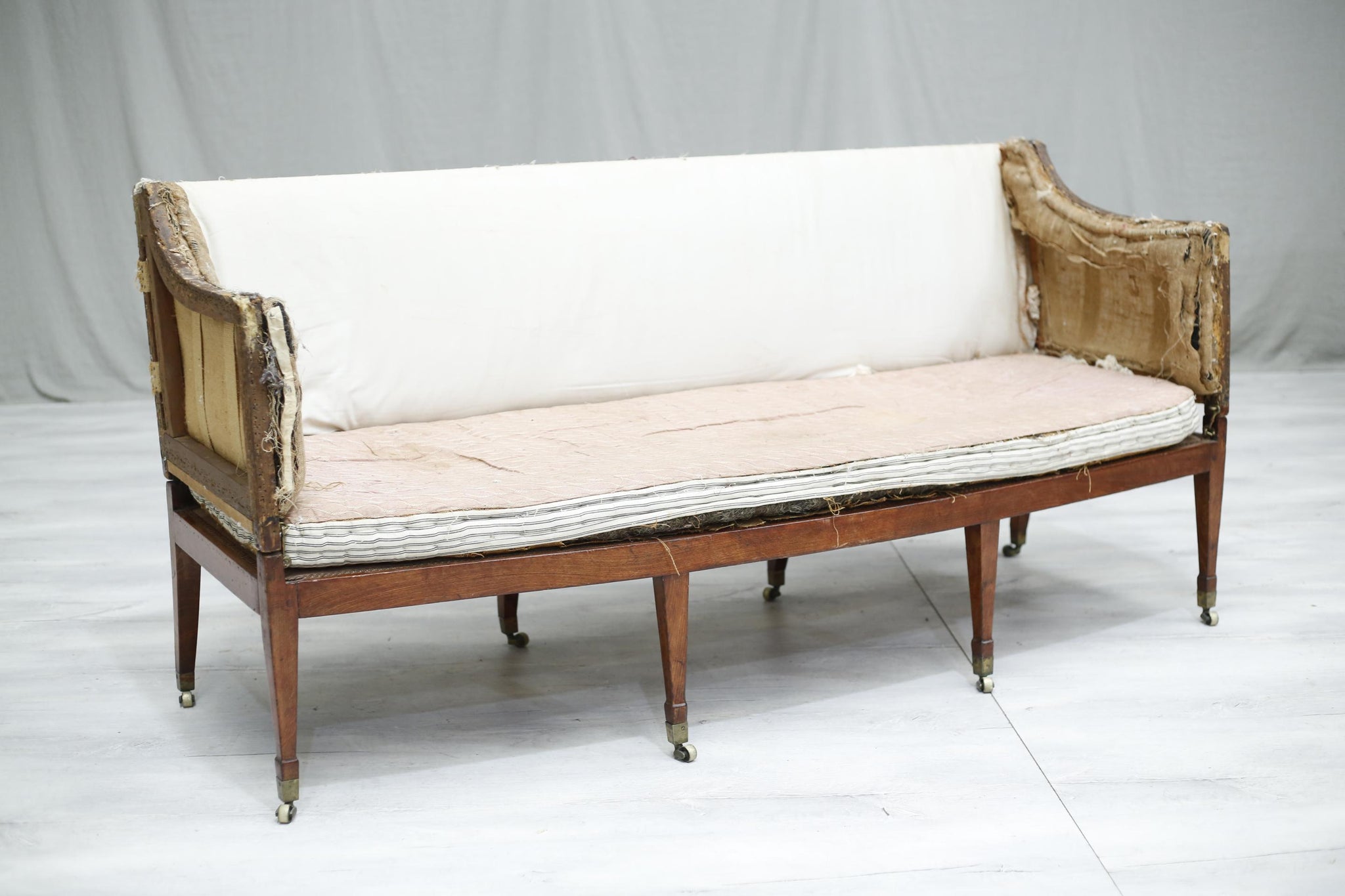 Antique Georgian campaign sofa - TallBoy Interiors