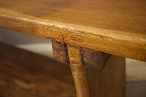 20th century Naturalistic Amboyna console table