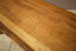 20th century Naturalistic Amboyna console table