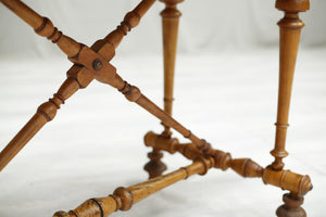 19th century French bobbin occasional table - TallBoy Interiors
