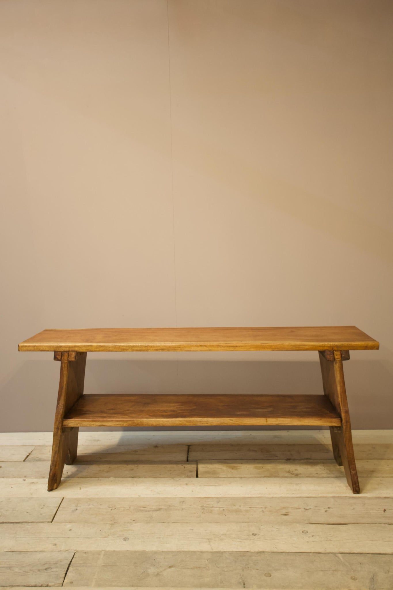 20th century Naturalistic Amboyna console table