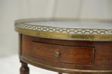19th century antique French empire marble topped lamp table - TallBoy Interiors