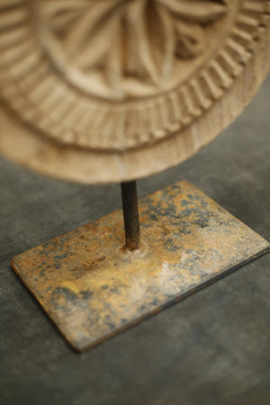 Carved 19th century Dutch pan trivet - No 2