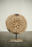 Carved 19th century Dutch pan trivet- No 5