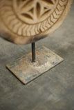 Carved 19th century Dutch pan trivet- No 5