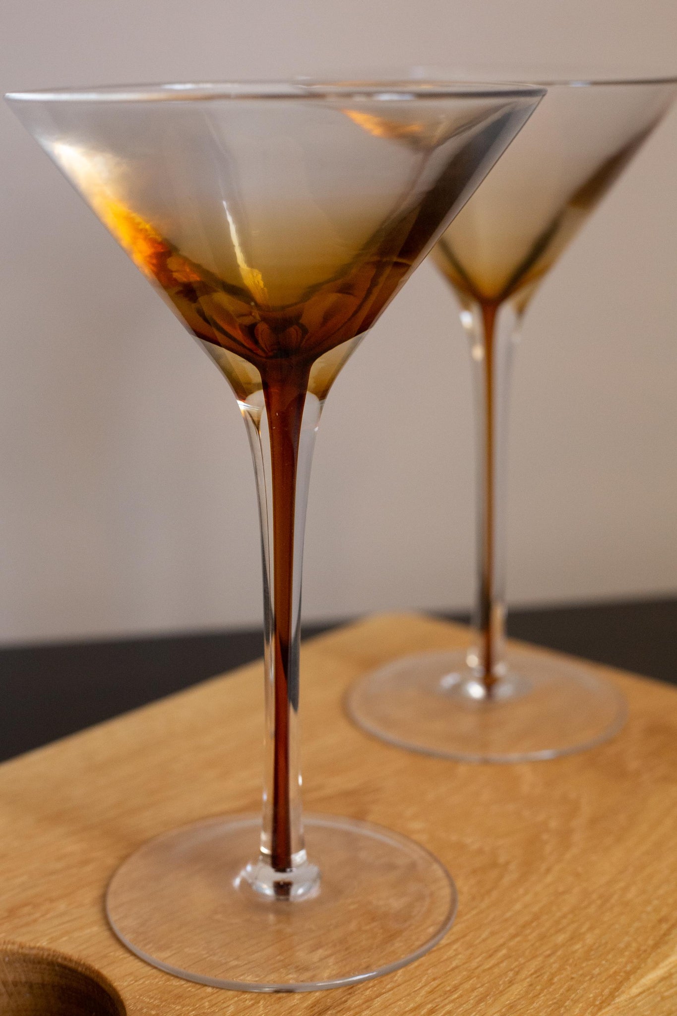 Martini glass 'AMBER'