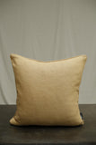 100% Linen hand made feather scatter cushion - Camel