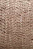 Large herringbone feather filled scatter cushion- Terracotta