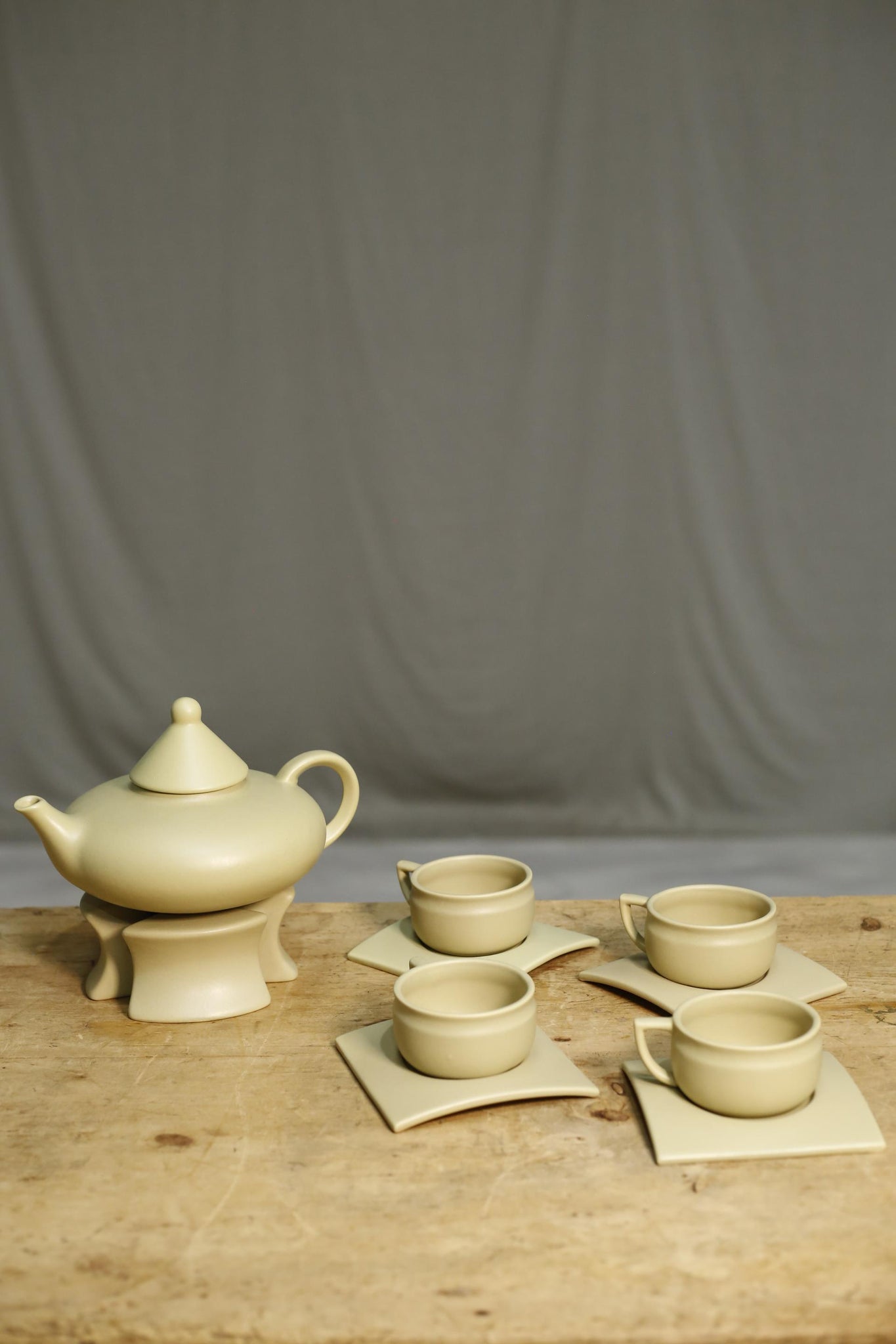 1950's Green tea set with Japanese influence