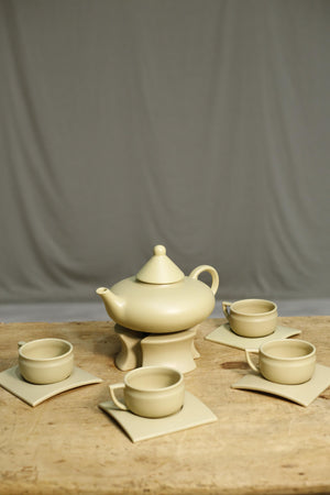 1950's Green tea set with Japanese influence