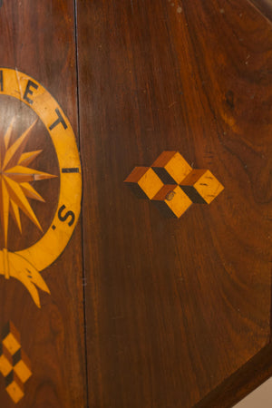 19th century Exotic hardwood ships table