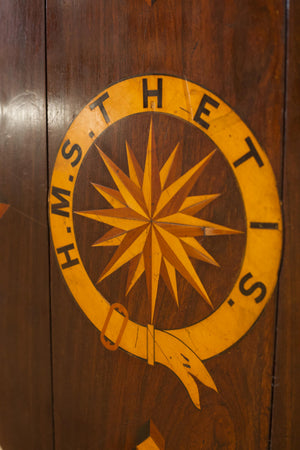 19th century Exotic hardwood ships table