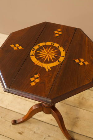 19th century Exotic hardwood ships table