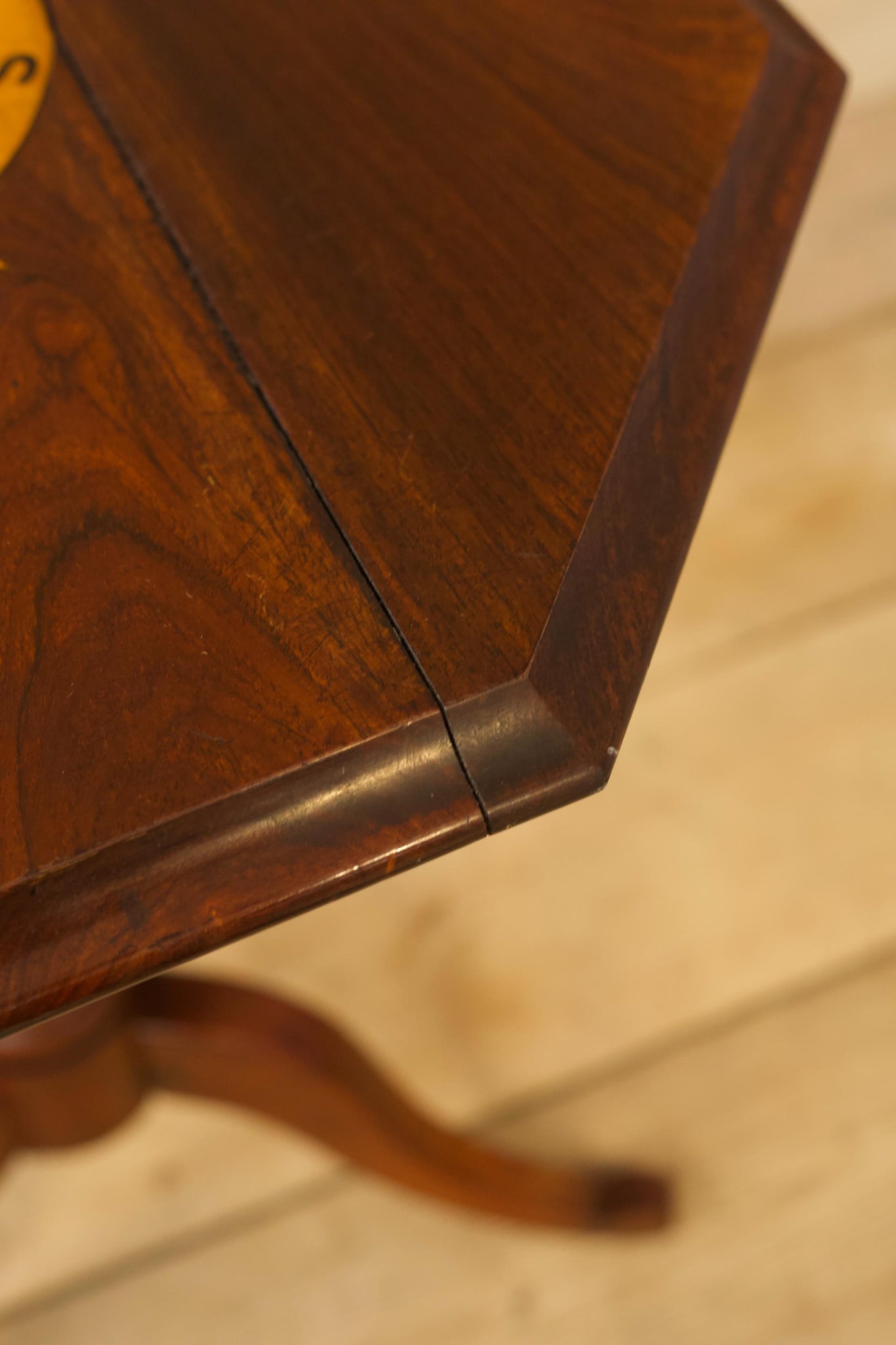 19th century Exotic hardwood ships table