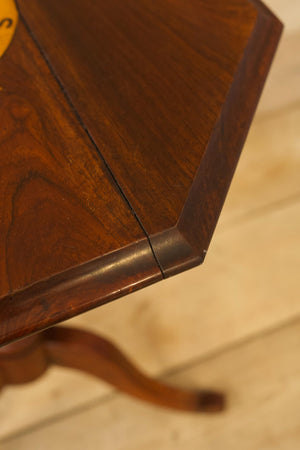 19th century Exotic hardwood ships table
