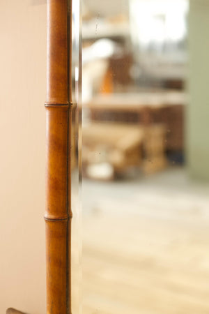 19th century Faux bamboo mirror - 5
