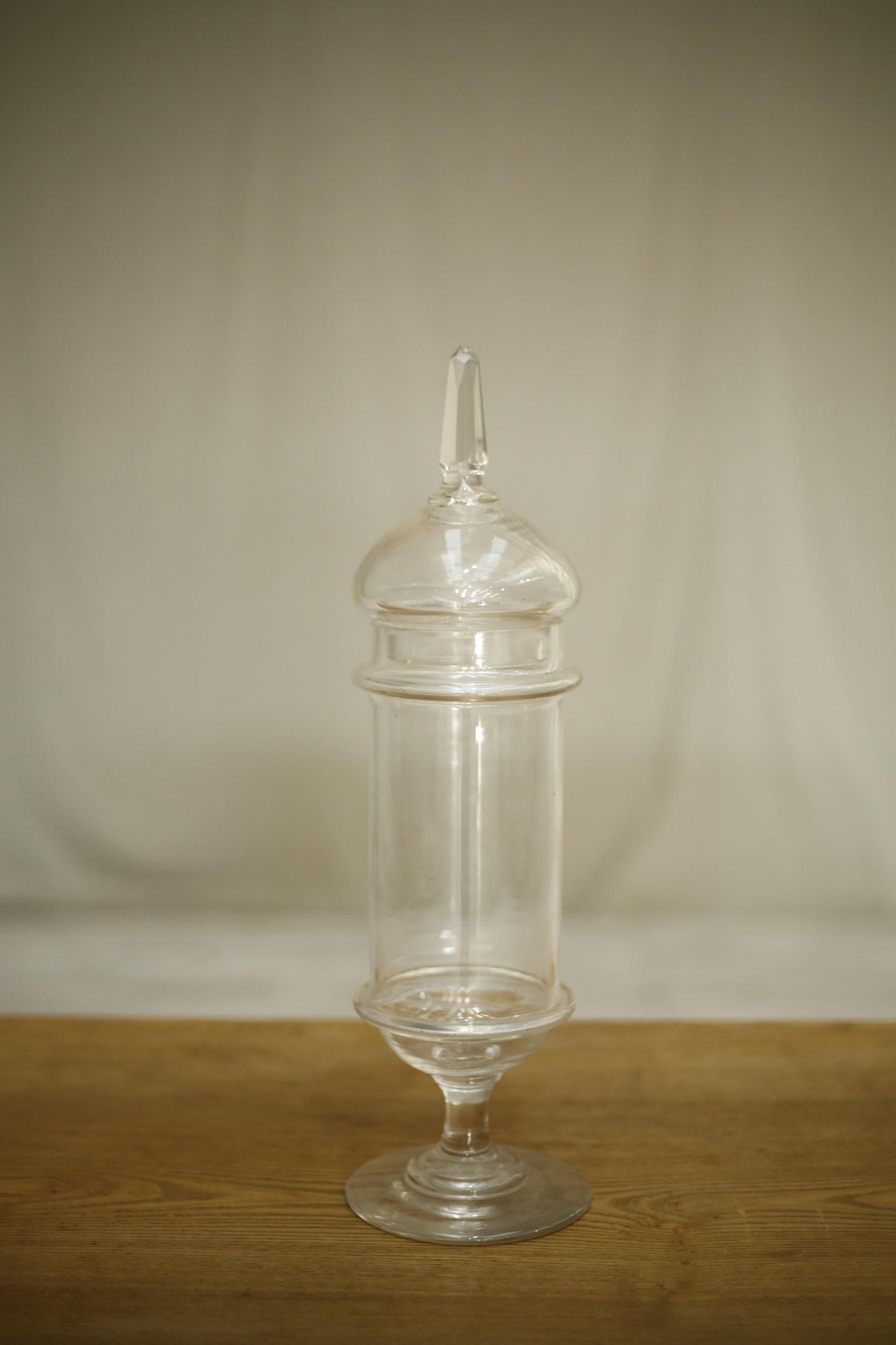 19th century glass Apothecary jar