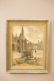 20th century oil on canvas painting by Jean LaForgue - TallBoy Interiors