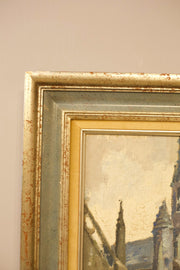 20th century oil on canvas painting by Jean LaForgue - TallBoy Interiors