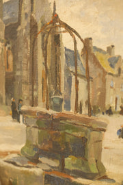 20th century oil on canvas painting by Jean LaForgue - TallBoy Interiors