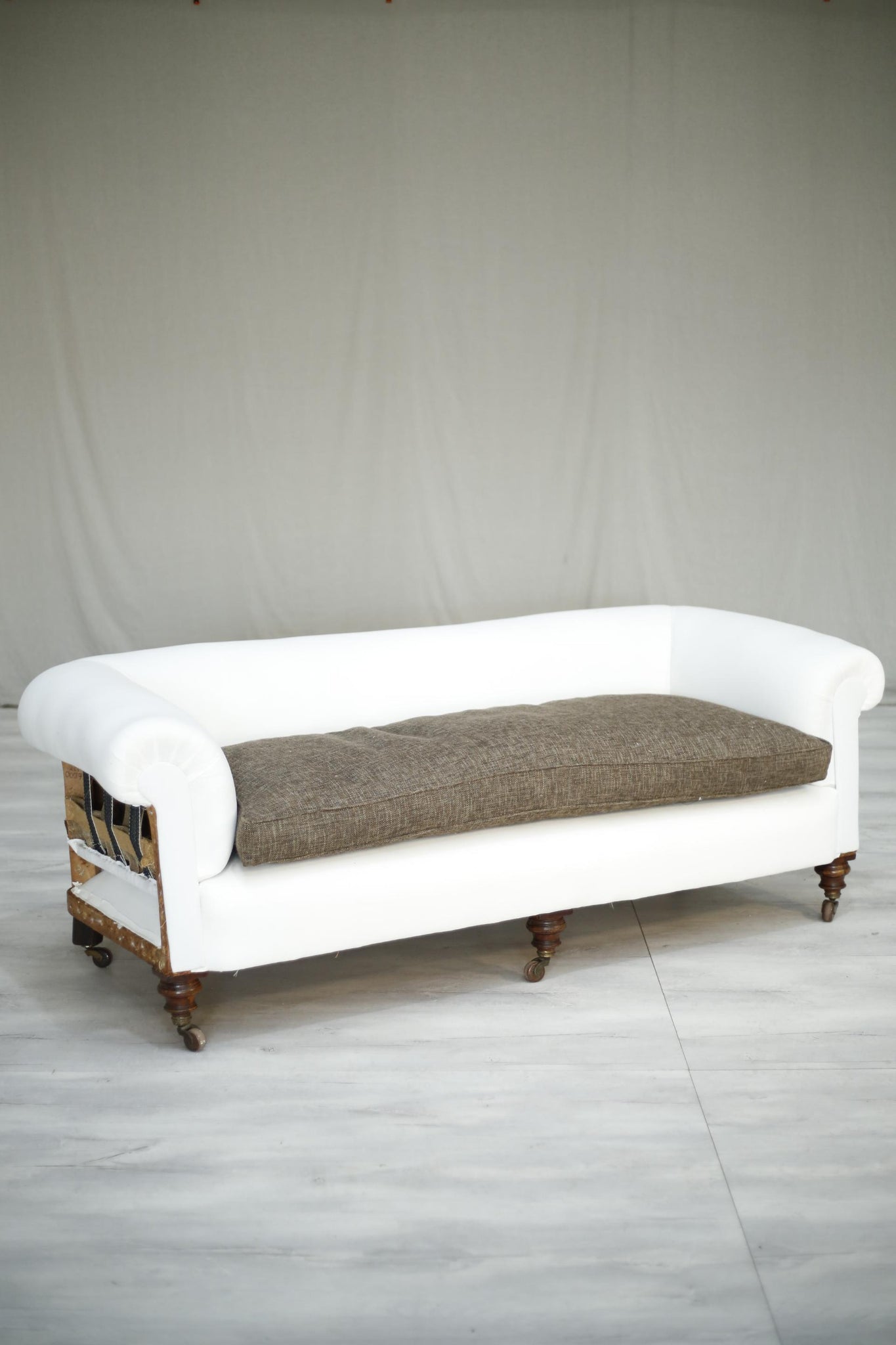 Huge antique Victorian country house chesterfield sofa
