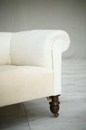 Large Antique Victorian chesterfield sofa