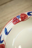 Vintage French hand decorated large bowl