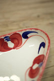 Vintage French hand decorated lozenge dish