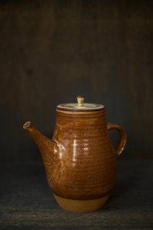 20th century French stoneware teapot