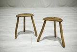 Pair of Antique 20th century country stools