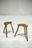 Pair of Antique 20th century country stools