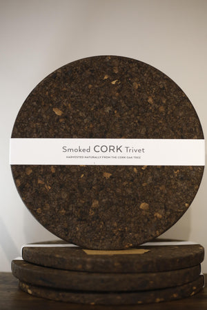 CORK TRIVET | SMOKED