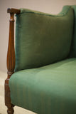 Late Regency period square sided English country house sofa