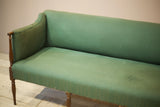 Late Regency period square sided English country house sofa
